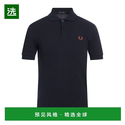 1h可退 香港直邮Fred Perry 弗莱德.派瑞 男士 Polo衫 blue蓝色