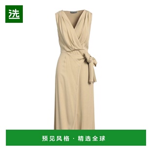 1h可退 香港直邮Alberta Ferretti 女士 缠绕式连衣裙 green绿色