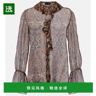 佩斯利真丝雪纺衫 香港直邮NILI Cecily 女士 上衣 LOTAN