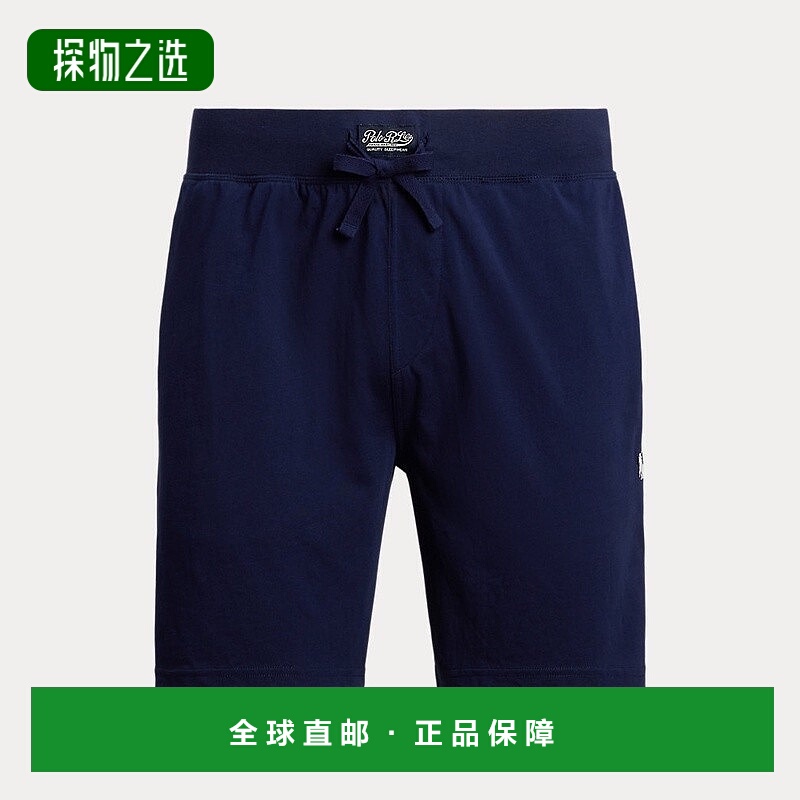 自营欧洲直邮RALPH LAUREN拉夫劳伦 Polo修身棉质针织睡衣短裤