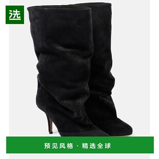 1h可退 香港直邮Paris Texas 女士 Esther 75 绒面革靴子