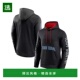 美国直邮 Fanatics 男士 1h可退 黑色美国队金羊毛套头连帽衫