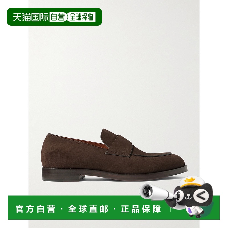 1h可退 香港直邮Zegna 杰尼亚 男士 Torino 绒面革乐福鞋 LHCRDA5
