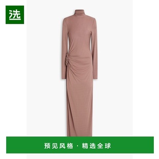 香港直邮magda 连衣裙 butrym 垂褶针织长款 AW23DRES 女士 1h可退