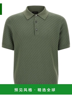 香港直邮BRIONI 男士POLO衫 UMR20OPAK221600 SS2026 绿色