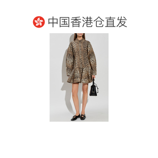 1h可退 香港直邮GANNI 女士连衣裙 A103018410742859 SS2026 棕色