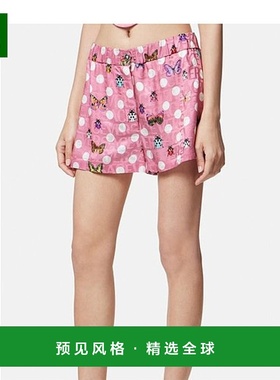 香港直邮Versace 圆点印花短裤 10112911A08211