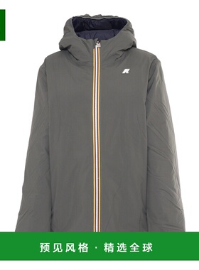 香港直邮K-WAY 男士羽绒服 K8127WWAF0 AW2024 绿色 Reversible D