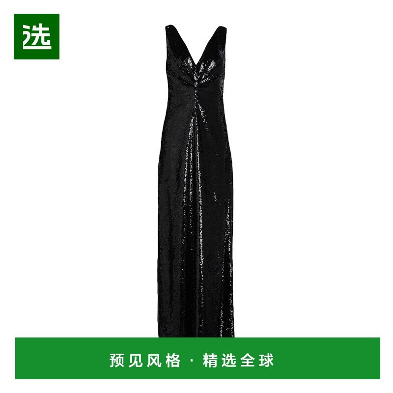 1h可退 香港直邮Elisabetta Franchi 女士 珠片连衣裙 black黑色,女装/女士精品,连衣裙,淘宝优惠券,粉丝福利购,淘宝优惠卷
