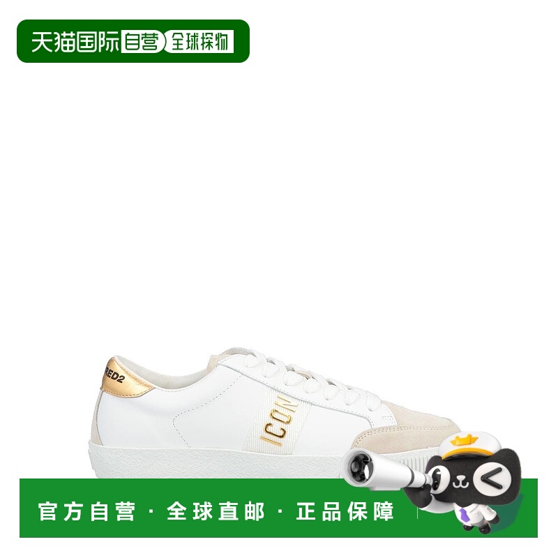 1h可退 香港直邮Dsquared2 二次方 女士 运动鞋 white白色 舒适时