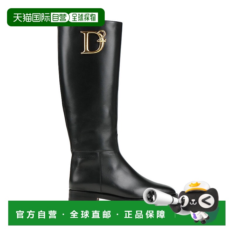 1h可退 香港直邮Dsquared2 二次方 女士 靴子 black黑色 舒适时尚