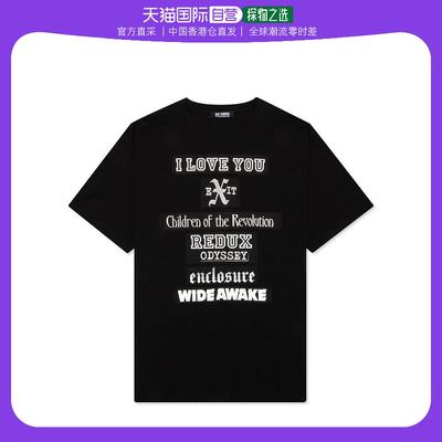 香港直邮RAF SIMONS 男士I LOVE YOU 宽松T恤 211-W113-19001-000