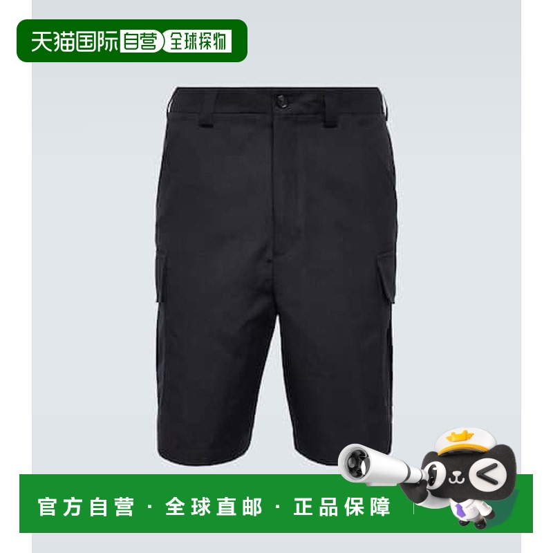 香港直邮Loro Piana 诺悠翩雅 男士 Bizen 棉质亚麻百慕大短裤