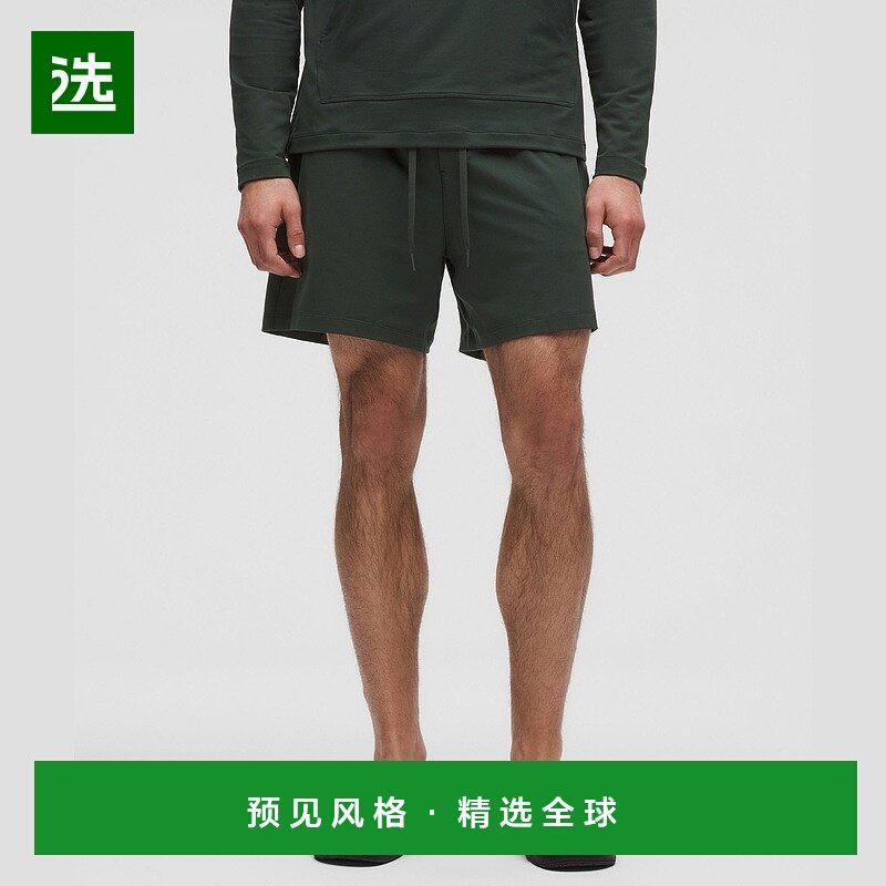 1h可退 欧洲直邮LULULEMON露露乐檬 Soft Jersey短裤 13厘米