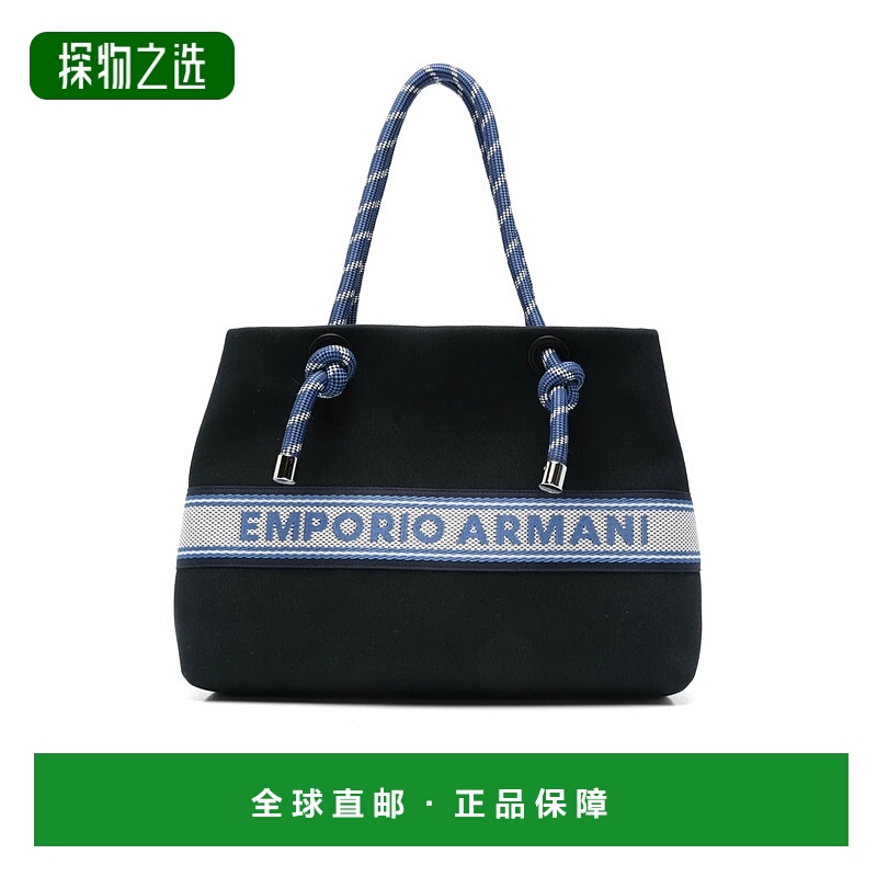 香港直邮Emporio Armani 标志刺绣手提包 EW000360AF14787
