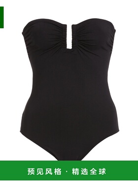 1h可退 香港直邮ERES 女士 Cassiopee 连体泳衣 black黑色 舒适时