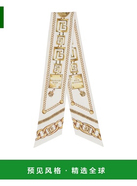 香港直邮Balmain Chains 图案印花真丝头巾 FF1XF090SF15