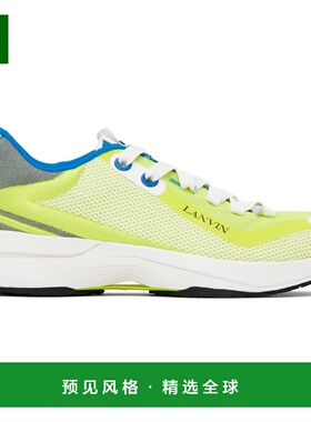 1h可退 香港直邮Lanvin 朗雯 男士 绿色 L-I Mesh 运动鞋 FMSKAK0
