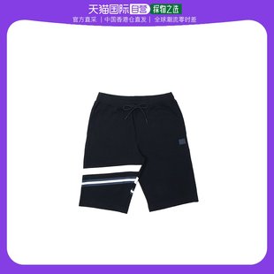 香港直邮Paul Shark 深蓝色logo贴片短裤 P19P1875潮流