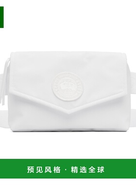 1h可退 香港直邮Canada Goose 加拿大鹅 男士 白色迷你腰包 8837U