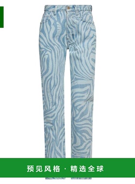 1h可退 香港直邮Aries 女士 牛仔长裤 blue蓝色 舒适时尚