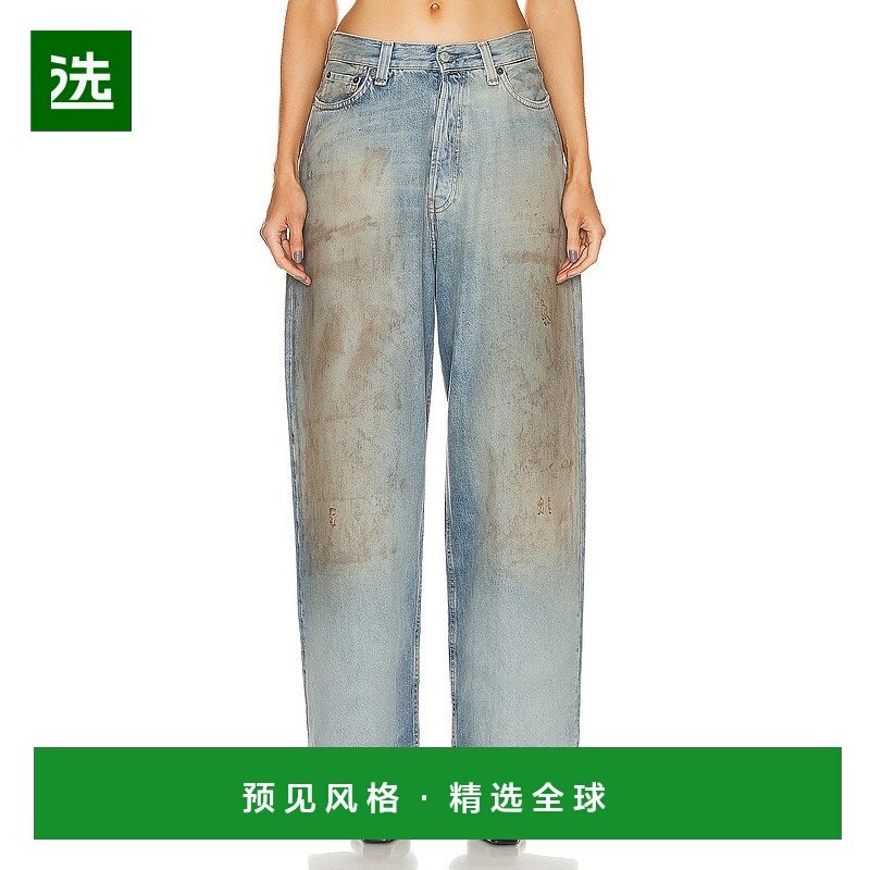 1h可退 香港直邮Acne Studios 艾克妮 女士 Dirty Look 阔腿牛仔,女装/女士精品,牛仔裤,淘宝优惠券,粉丝福利购,淘宝优惠卷