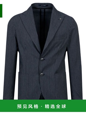 1h可退 香港直邮Tagliatore 男士 蓝色夹克 GDERRICK26K24E374EB8