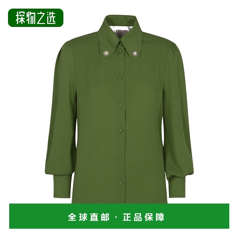香港直邮Valentino 长袖衬衫 BAB7A51MH真丝