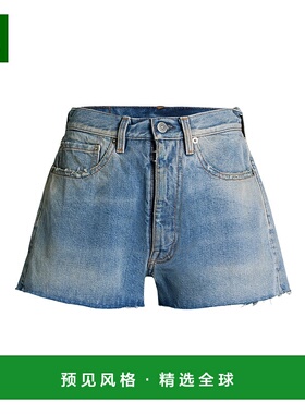 香港直邮Maison Margiela 纽扣细节牛仔短裤 S29MU0075S30561