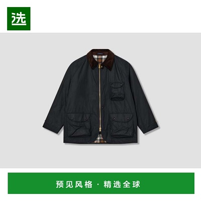 1h可退 香港直邮Drake's 女士 DR2A1O 21591-04 打蜡海军蓝连体衣