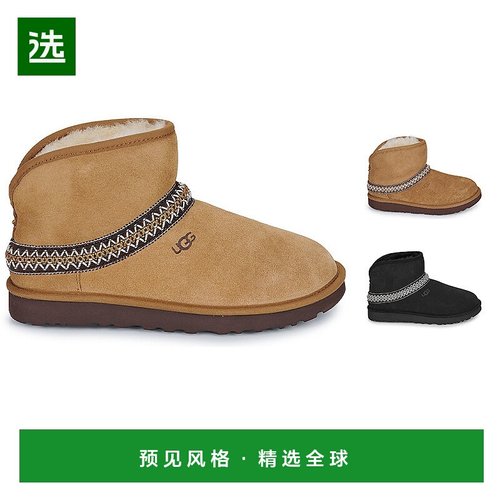 欧洲直邮UGG 经典迷你新月鞋保暖舒适短筒鞋秋冬保暖时尚雪地靴