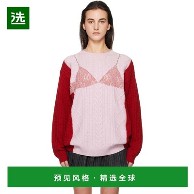 1h可退 【美国直邮】andersson bell女士毛衣圆领羊毛羊绒针织罗