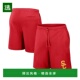 美国直邮 短裤 Fanatics USC 1h可退 Logo Cardinal Trojans