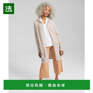 1h可退 【美国直邮】Charter Club|女士 100% 羊绒开襟连帽衫，专