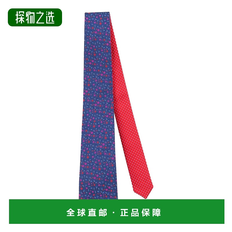 香港直邮Canali 康钠丽 男士 蝴蝶结领带 blue蓝色 舒适时尚