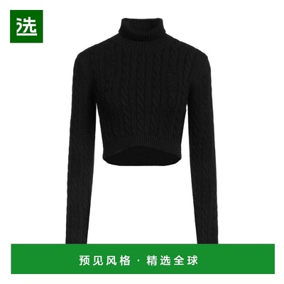 1h可退 【美国直邮】gcds 女士 毛衣针织高领羊毛正品流行穿搭休