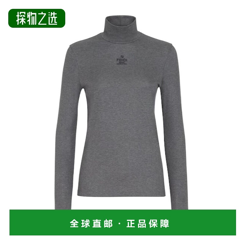 香港直邮Fendi 徽标高领针织衫 FS9671AT1R