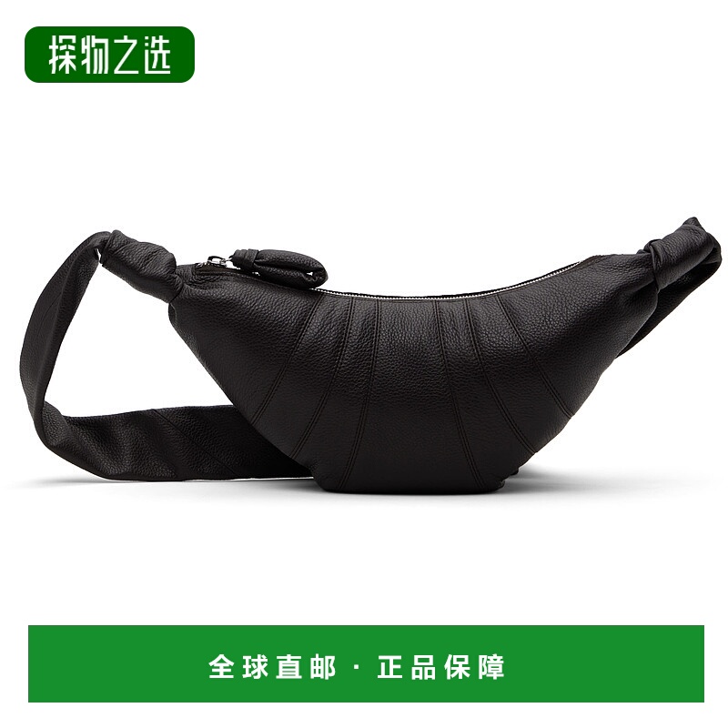 1h可退 香港直邮Lemaire 男士 棕色小号 Croissant 单肩包 BG0003