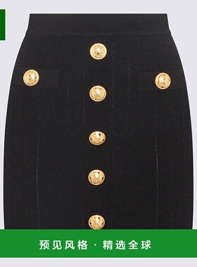 1h可退 欧洲直邮BALMAIN 女士半身裙 BF1LB290KB070PA包臀裙a字裙