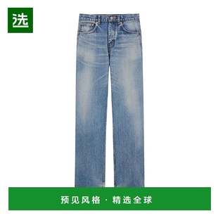 牛仔裤 中腰五口袋直筒裤 795350Y13KD Laurent 香港直邮Saint