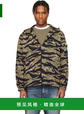 1h可退 香港直邮Givenchy 纪梵希 男士 黑色 & 卡其色 Camo Print