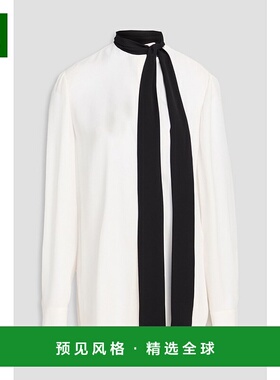 香港直邮Valentino 华伦天奴 女士 真丝乔其纱衫 B0AB3Y31MH0AN