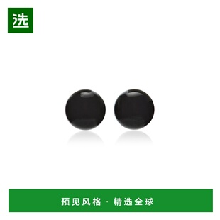 1h可退 香港直邮Sophie Buhai 女士 Boule 玛瑙耳环 black黑色 舒