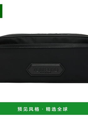 1h可退 香港直邮Tom Ford 汤姆·福特 男士 黑色 Canvas Double Z