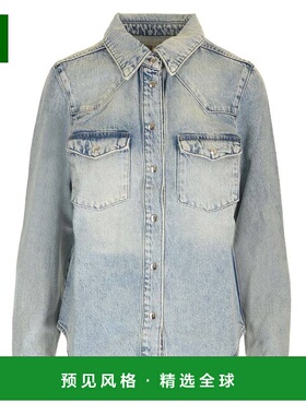 香港直邮FRAME 女士衬衫 WE24DWTB02ESME AW2025 蓝色 Heritage D