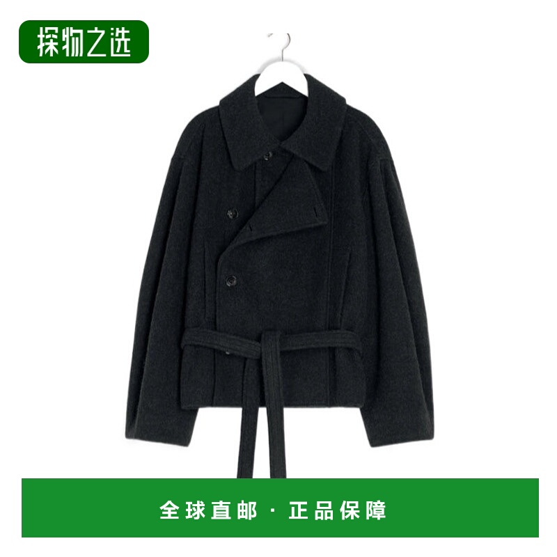 香港直邮Lemaire 长袖不对称外套 CO1149 LF504羊毛