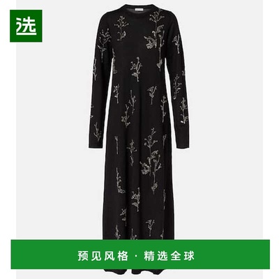 1h可退 香港直邮ALTUZARRA 约瑟夫·奥图扎拉 女士 钉珠羊毛真丝