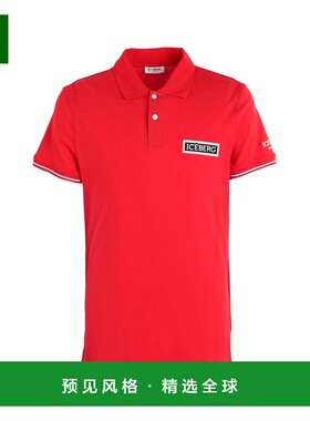 1h可退 香港直邮Iceberg 冰山 男士 Polo衫 red红色 舒适时尚