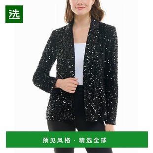 1h可退 【美国直邮】Nicole Miller女士外套直筒型休闲时尚 保暖