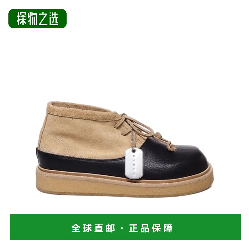 香港直邮Marni 圆头靴子 TCMR006404P7090